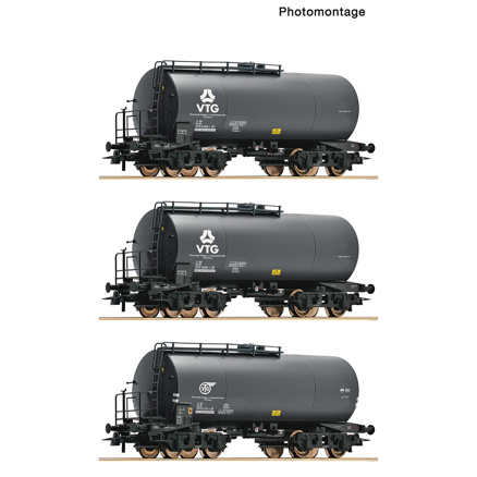 3 piece set: Tank wagons, VTG/DB 