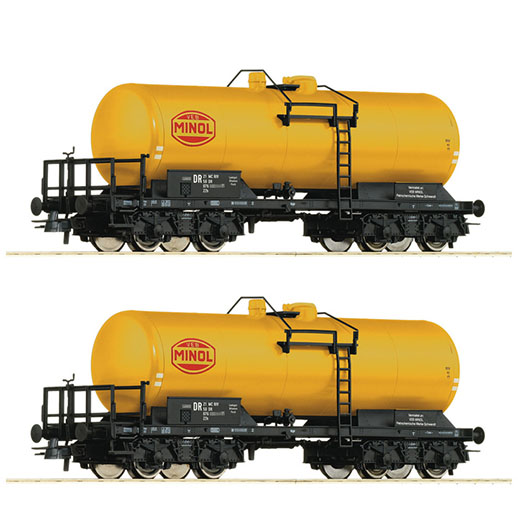 2 piece set: Tank wagons, DR 