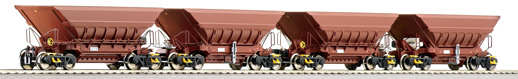 Set:  Erzwagen LKAB 4-tlg.    