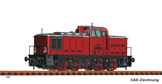 ROCO-70260, Diesellok. V60,H0,DR,ANALOG