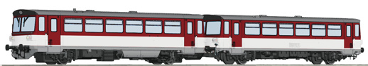 ROCO-70382,Motor car 810+Baafx,H0,ZSSK,ANALOG