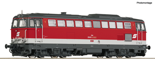 ROCO-70712,Diesel. loc. 2043,H0,ÖBB,DCC,SOUND