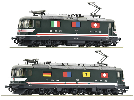 H0 - E-locomotive double traction Re 10/10, SBB
