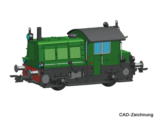Diesellok Sik grün DC-Snd.    