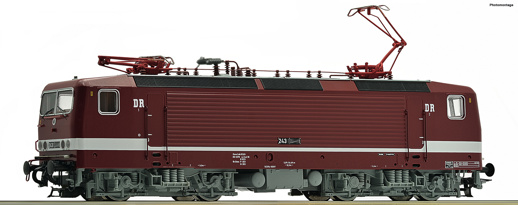 E-Lok BR 243 DR bordeaux.     
