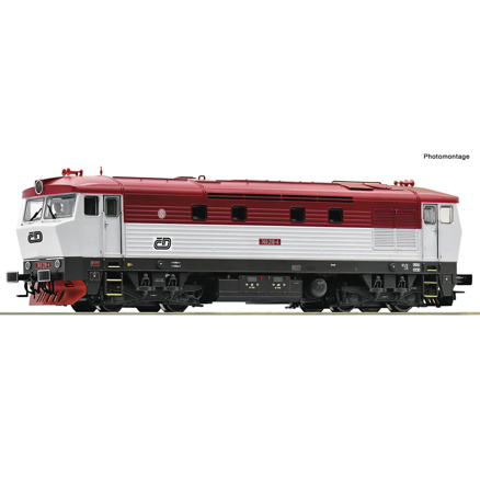 Diesel locomotive 749 218-4, CD,DC,H0 - SOUND