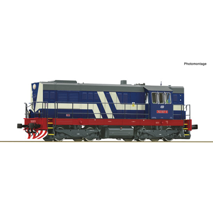 Diesel locomotive 742 007-8, CD -SOUND , H0