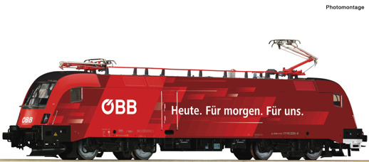 E-Lok Rh 1116 Railjet/Dachmark