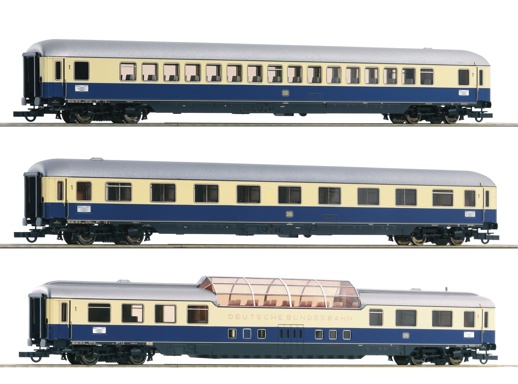 H0 - 3-tlg. Set 1: F 21 „Rheinpfeil“, DB