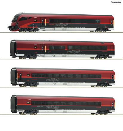 4-tlg Set Railjet DCC         