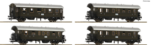 4er Set Donnerbüchsen DRG  Roco-74102