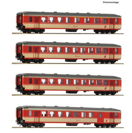 4er Set Schlierenwag. ÖBB     
