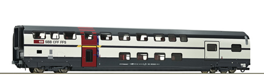 1st class double deck     car with luggage compartm