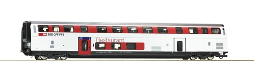 H0 - double-deck restaurant car, SBB