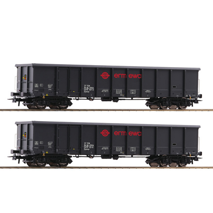 2-piece set: Open freight wagon, Ermewa