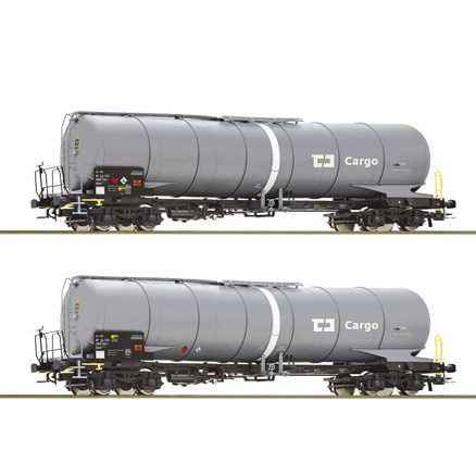 2-teiliges Set: Kesselwagen, CD,DC-H0