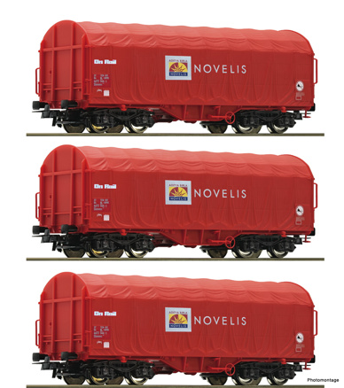 3er Set Schiebeplan. Novelis  