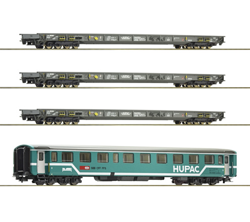 4pc.set: ´Rollende        Landstraße Hupac         