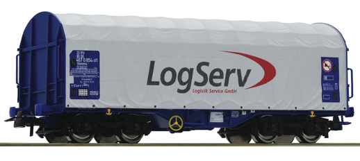 H0 - Vůz s posuvnou plachtou, ROCO, LogServ