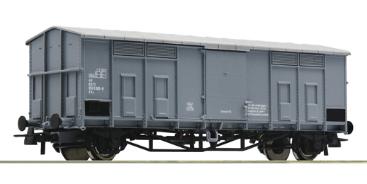 Ged. Spitzdachwagen, grau     