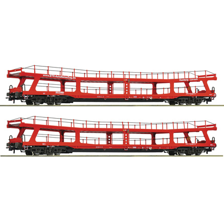 2-piece set: Car transport wagons, BTE 