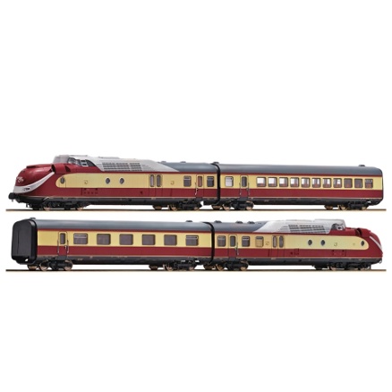 4-piece set: Gas turbine multiple unit class 602, 