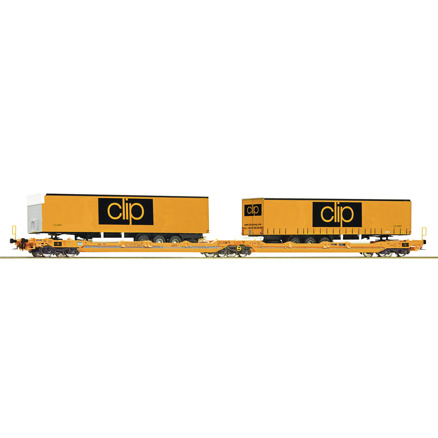 Articulated double-pocket wagon T3000e, CLIP-H0