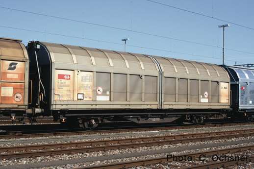 H0 - Sliding wall wagon,SBB Cargo
