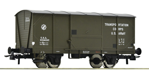 H0 krytý vagón USATC Roco76316           