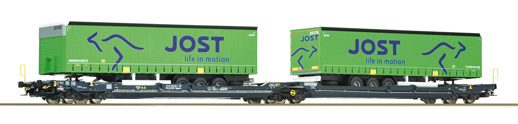 77402 - Articulated double pocket wagon T3000e, CE