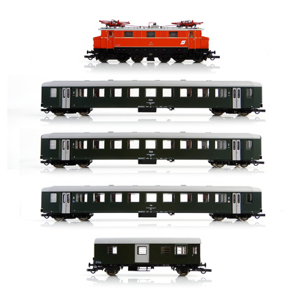 H0 - 5 ks.Sada: Elek.lok. s osob. vozem, DCC, zvuk