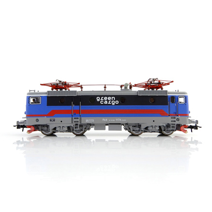 H0 - Electric loc. Rc4 1174, Green Cargo,DCC,Sound
