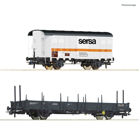 2 piece set: Track maintenance train, SERSA-H0