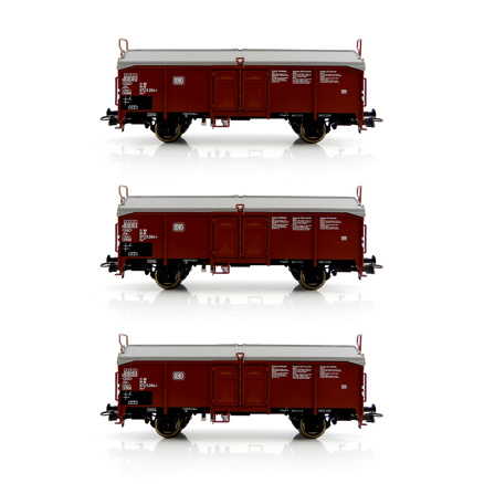 77050 - 3-piece set: Sliding roof wagons, DB