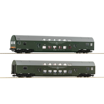 2pc. Set Double Deck cars  DR #1                   