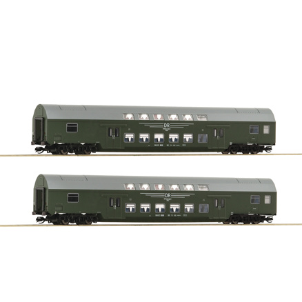 2pc. Set Double Deck cars  DR #2                   