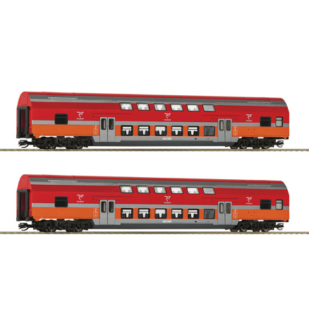 2 piece set (2): Double-deck coaches, Polregio 