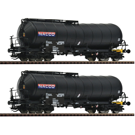 2 piece set: Slurry tank wagons, NACCO 