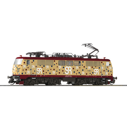 Electric locomotive 111 057-6, smart rail 