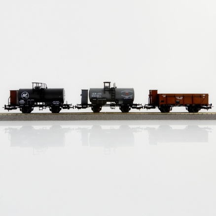 H0- freight car set BDZ, JDZ and CSD