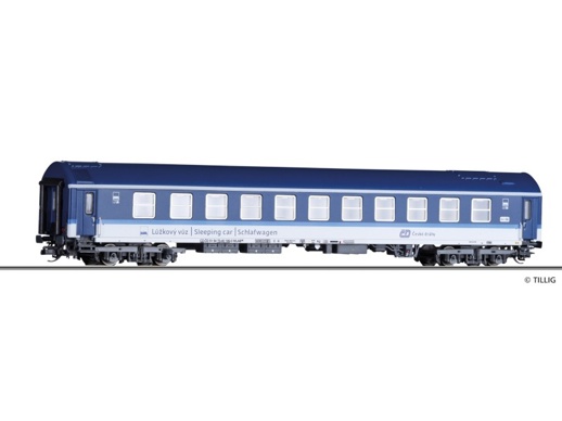 TT - lůžkový vůz WLAB 822 typ Y ČD Najbrt