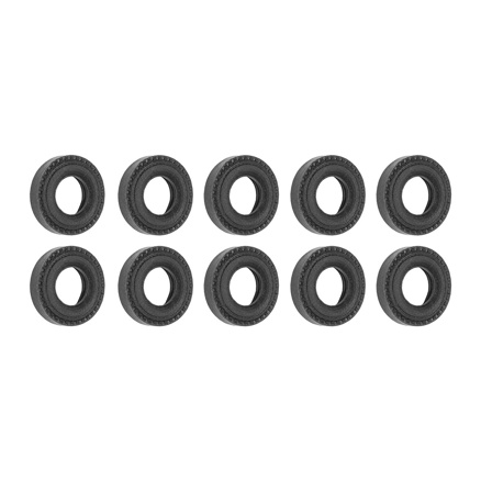 H0 Set of rubber tires, 10 pieces